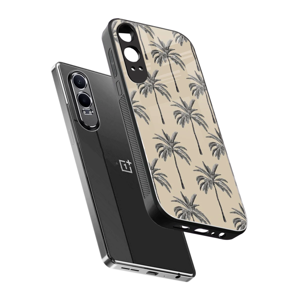 Tropical Luxe sleek oneplus nord ce 4 lite cover with tempered glass back and TPU edges