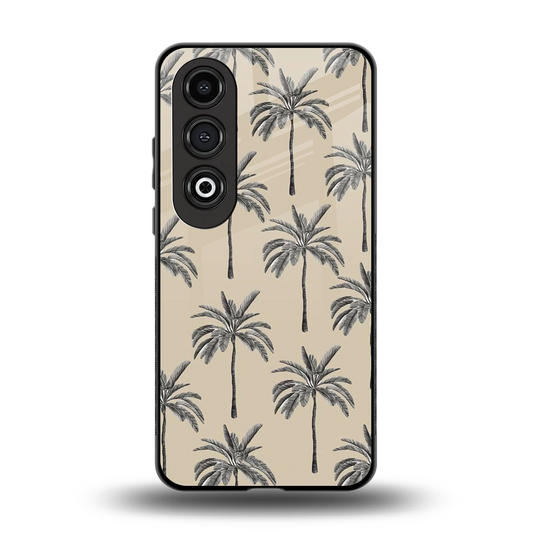 Tropical Luxe back phone cover | glass case for oneplus nord ce 4