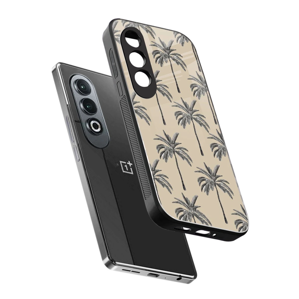 Tropical Luxe sleek oneplus nord ce 4 cover with tempered glass back and TPU edges