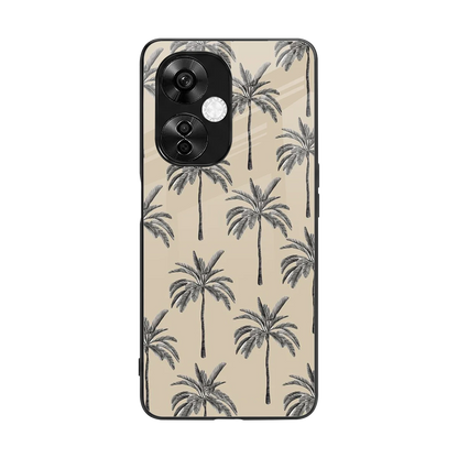 Tropical Luxe back phone cover | glass case for oneplus nord ce 3 lite