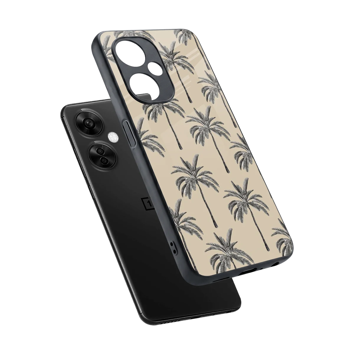 Tropical Luxe sleek oneplus nord ce 3 lite cover with tempered glass back and TPU edges
