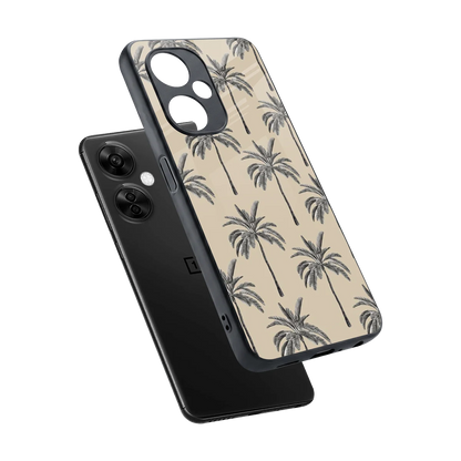Tropical Luxe sleek oneplus nord ce 3 lite cover with tempered glass back and TPU edges