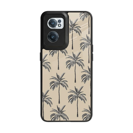Tropical Luxe back phone cover | glass case for oneplus nord ce 2