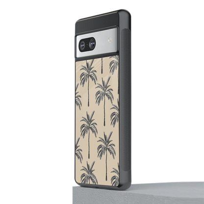 Tropical Luxe stylish phone case for google pixel 7a | glossy glass and slim fit