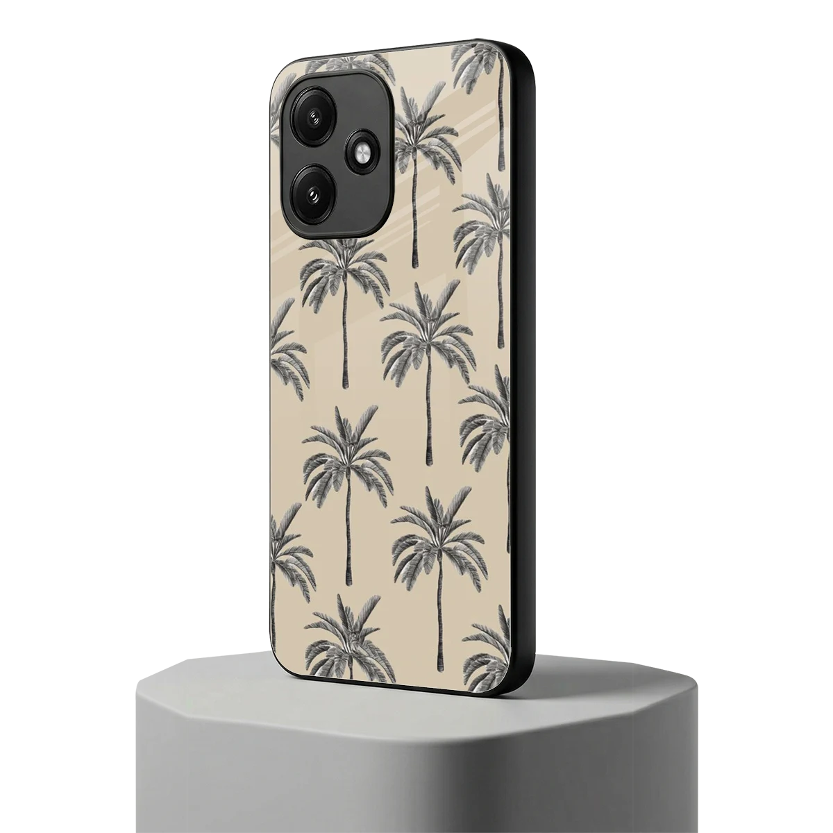 Tropical Luxe redmi 12 5g mobile cover | shockproof glass phone case