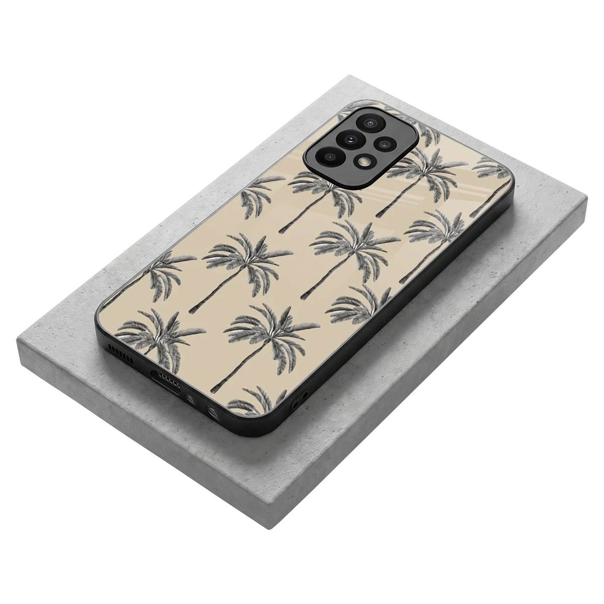 Tropical Luxe stylish phone case for samsung galaxy a23 | glossy glass and slim fit