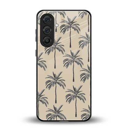Tropical Luxe back phone cover | glass case for samsung galaxy a55 5g