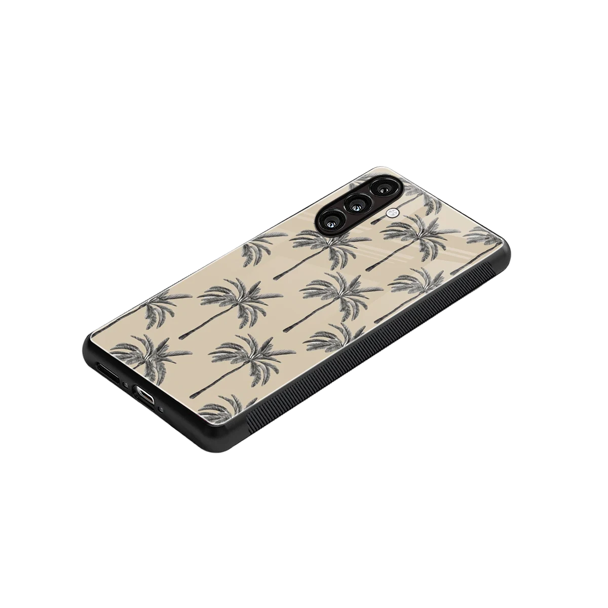 Tropical Luxe stylish phone case for samsung galaxy a55 5g | glossy glass and slim fit