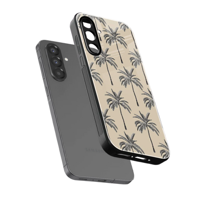 Tropical Luxe sleek samsung galaxy a37 5g cover with tempered glass back and TPU edges
