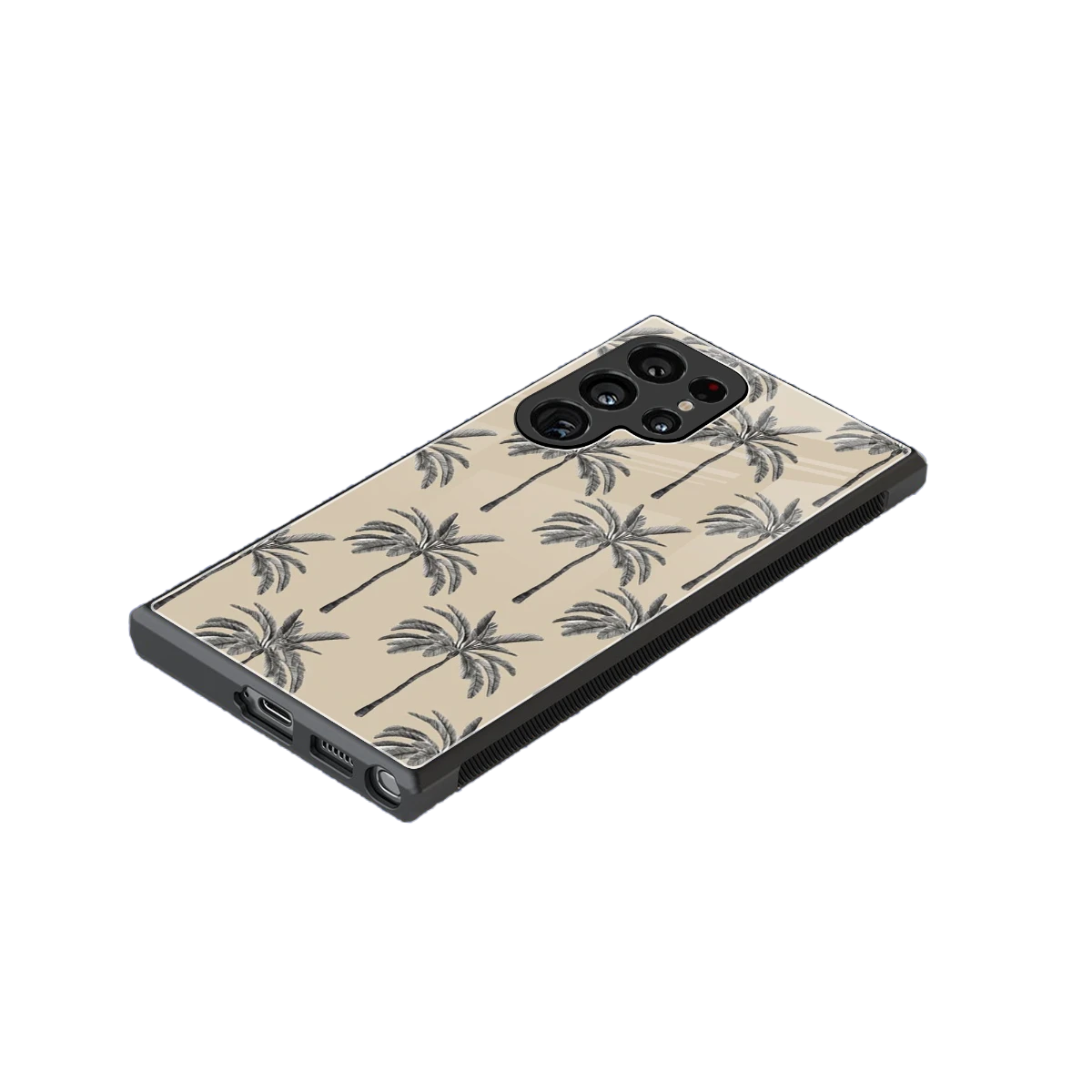 Tropical Luxe stylish phone case for samsung galaxy s24 ultra | glossy glass and slim fit