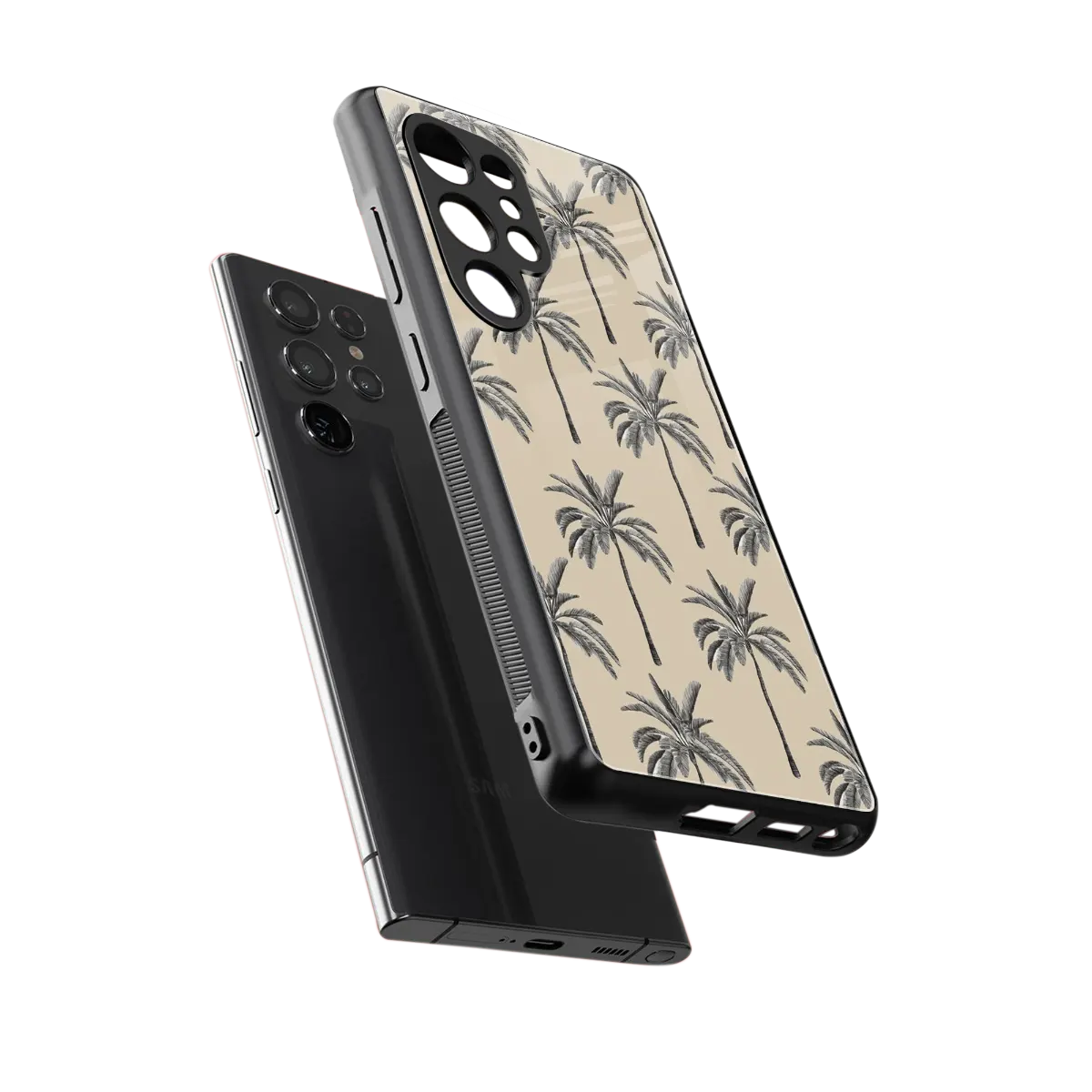 Tropical Luxe sleek samsung galaxy s26 ultra cover with tempered glass back and TPU edges
