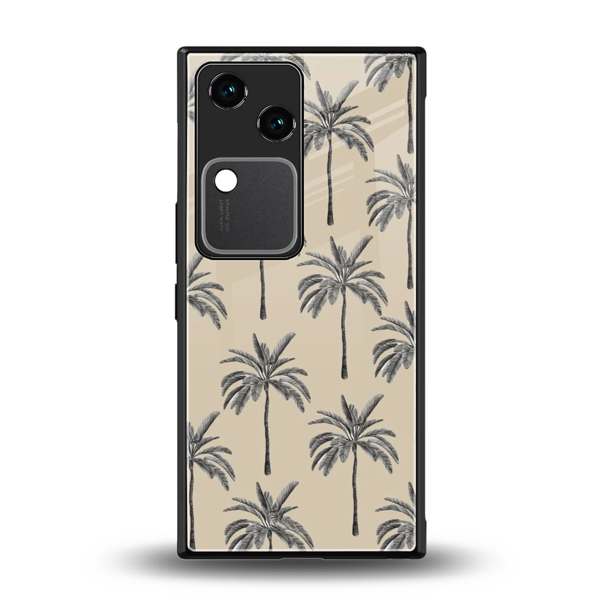 Tropical Luxe back phone cover | glass case for vivo v30
