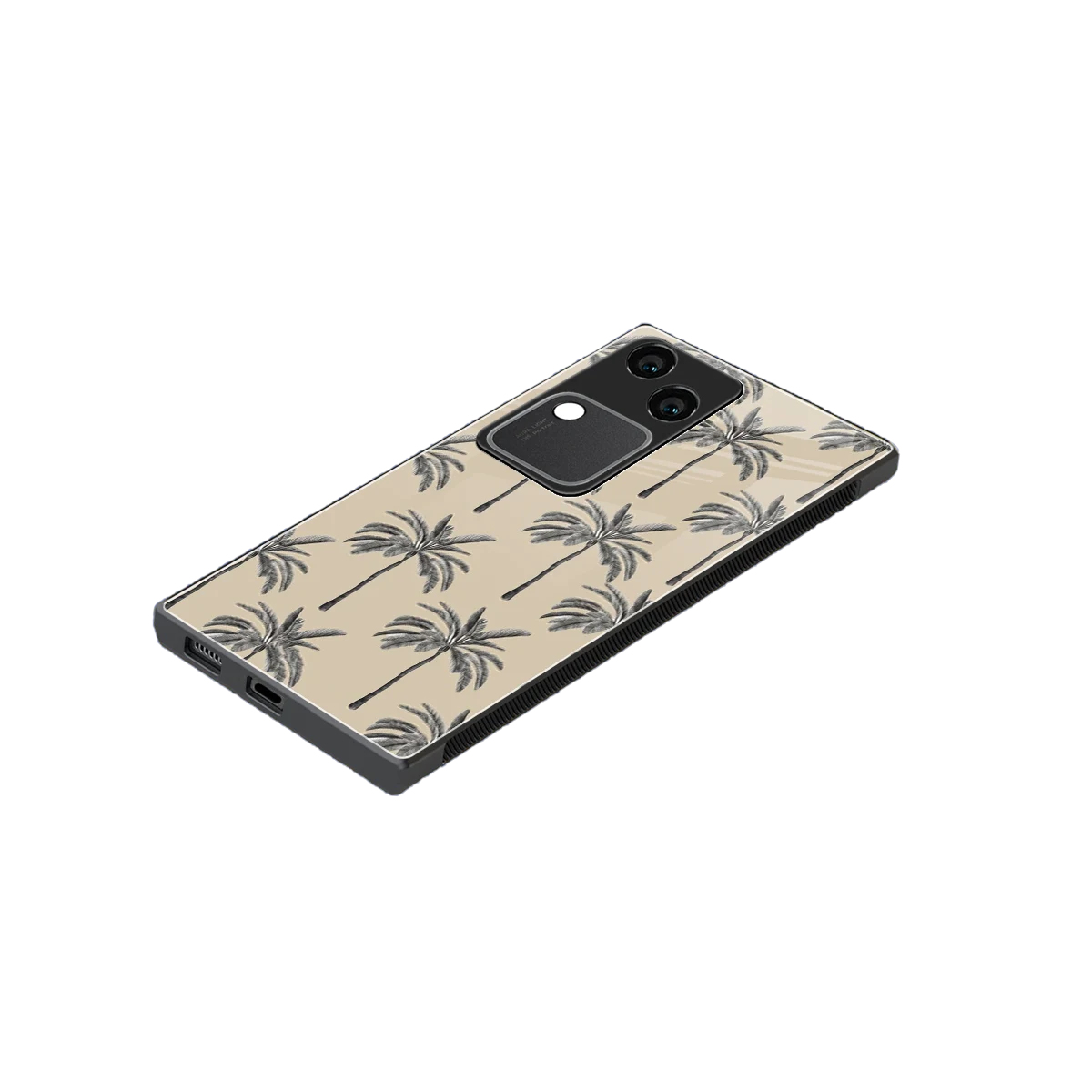 Tropical Luxe stylish phone case for vivo v30 | glossy glass and slim fit