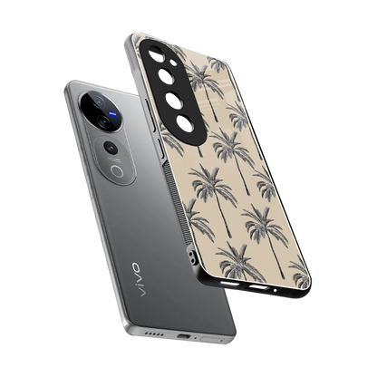 Tropical Luxe sleek vivo v40 pro cover with tempered glass back and TPU edges