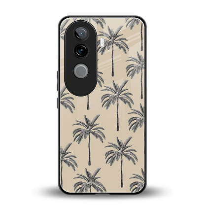Tropical Luxe back phone cover | glass case for vivo v40e