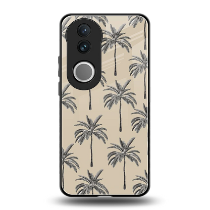 Tropical Luxe back phone cover | glass case for vivo v50