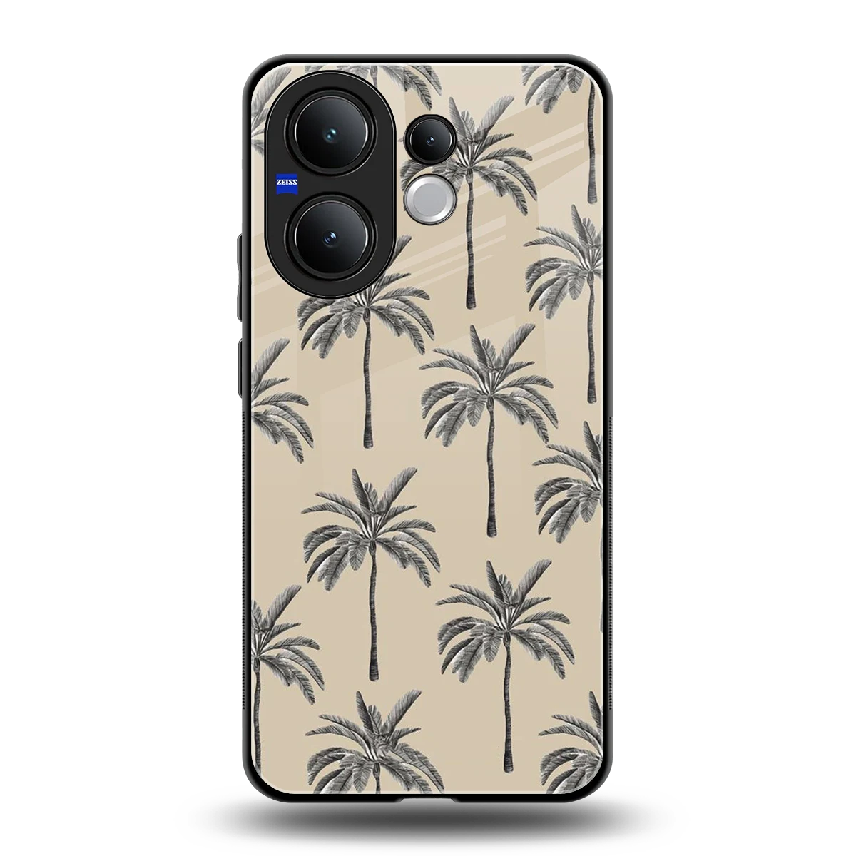 Tropical Luxe back phone cover | glass case for vivo v60