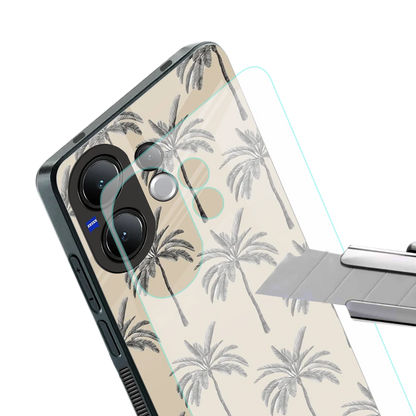 Tropical Luxe stylish phone case for vivo v60 | glossy glass and slim fit
