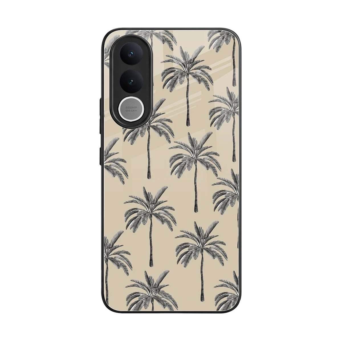 Tropical Luxe back phone cover | glass case for vivo v70 fe