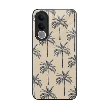 Tropical Luxe back phone cover | glass case for vivo v70 fe