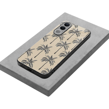 Tropical Luxe stylish phone case for vivo v70 fe | glossy glass and slim fit
