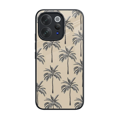 Tropical Luxe back phone cover | glass case for vivo v70 elite