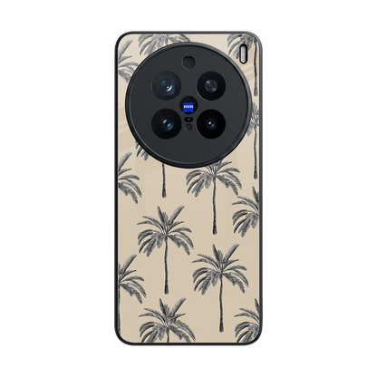 Tropical Luxe back phone cover | glass case for vivo x200 pro