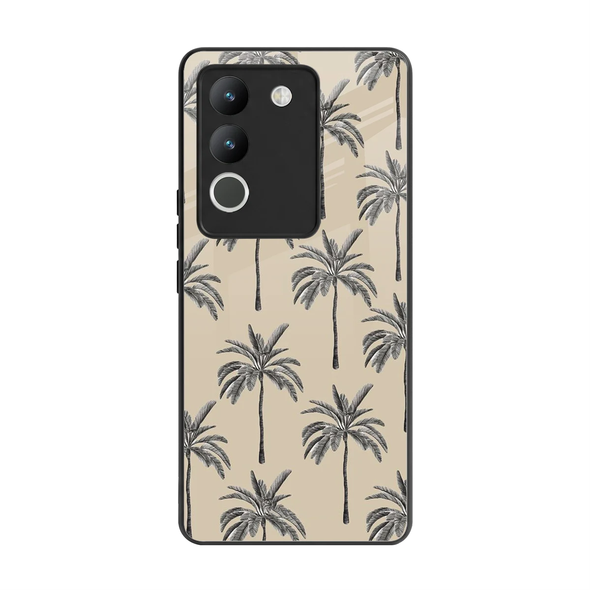 Tropical Luxe back phone cover | glass case for vivo y200 5g