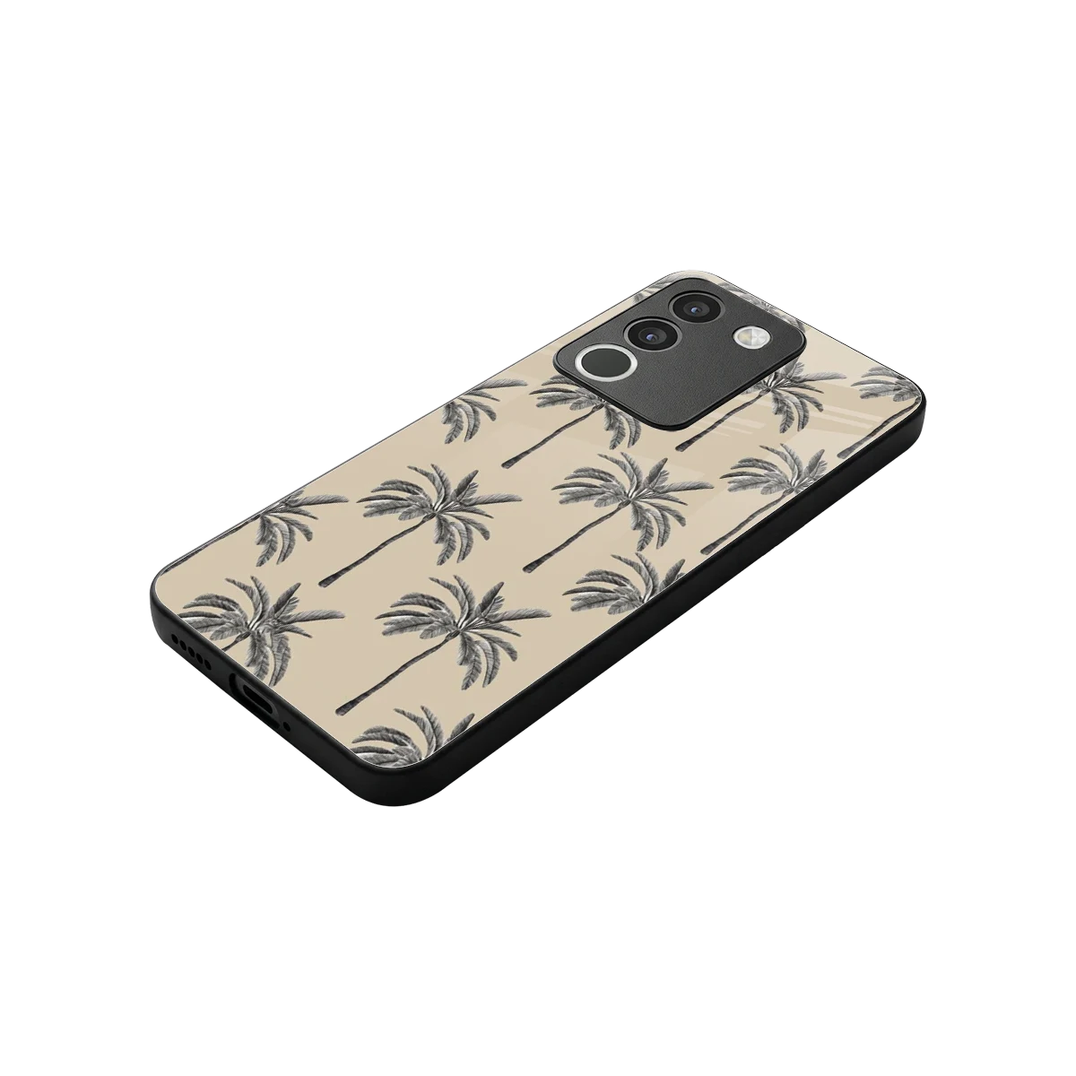 Tropical Luxe stylish phone case for vivo y200 5g | glossy glass and slim fit