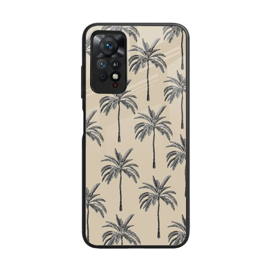 Tropical Luxe back phone cover | glass case for redmi note 11 pro