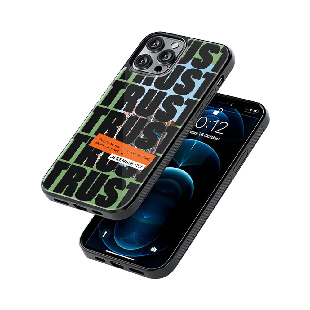 Protective Glass Back Phone Case Compatible with iPhone, Samsung, OnePlus, Pixel & More