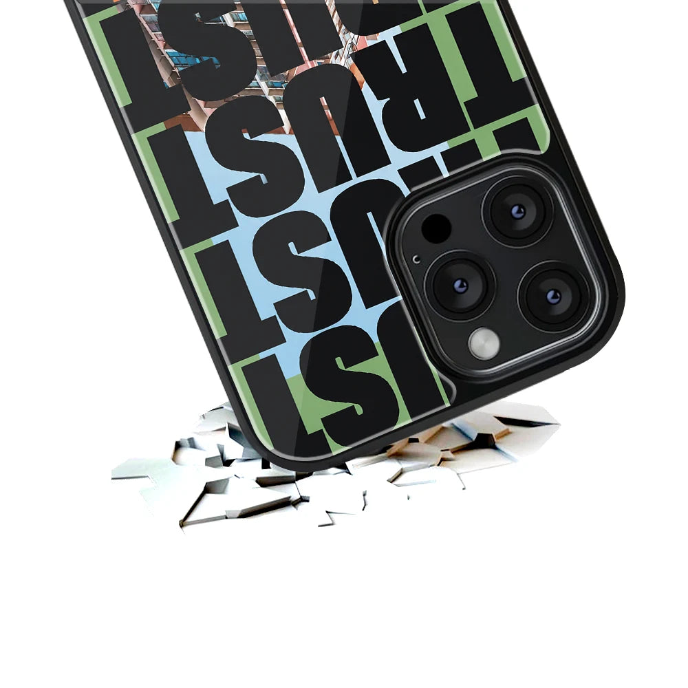 Durable Glass Back Mobile Case for iPhone, Samsung, OnePlus, Google Pixel, Redmi, Vivo, Oppo