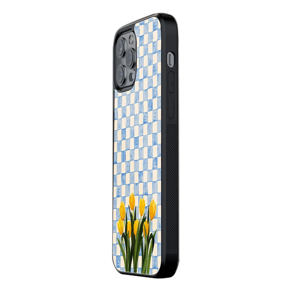 Trendy Glass Back Mobile Case for iPhone, Samsung, Redmi, OnePlus, Google Pixel, Motorola