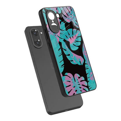 Twilight Foliage sleek oneplus nord ce5 5g cover with tempered glass back and TPU edges