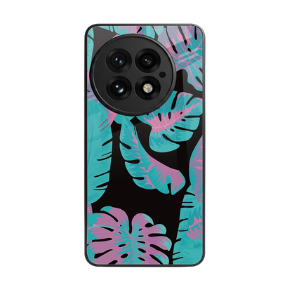 Twilight Foliage back phone cover | glass case for oneplus 13