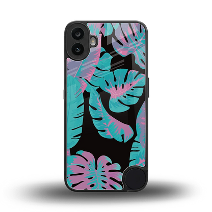 Twilight Foliage back phone cover | glass case for cmf nothing phone 1
