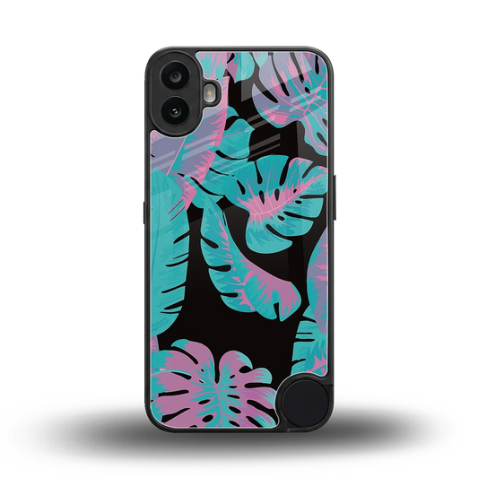 Twilight Foliage back phone cover | glass case for cmf nothing phone 1