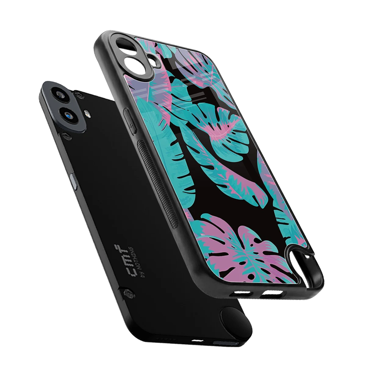 Twilight Foliage sleek cmf nothing phone 1 cover with tempered glass back and TPU edges