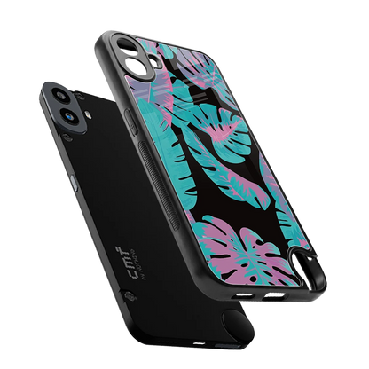 Twilight Foliage sleek cmf nothing phone 1 cover with tempered glass back and TPU edges