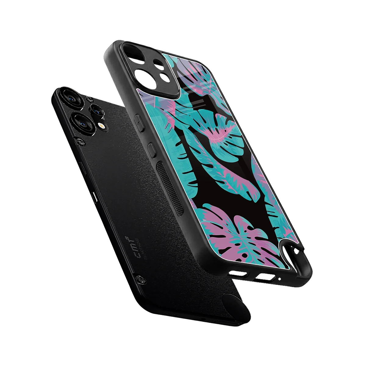 Twilight Foliage sleek cmf nothing phone 2 pro cover with tempered glass back and TPU edges