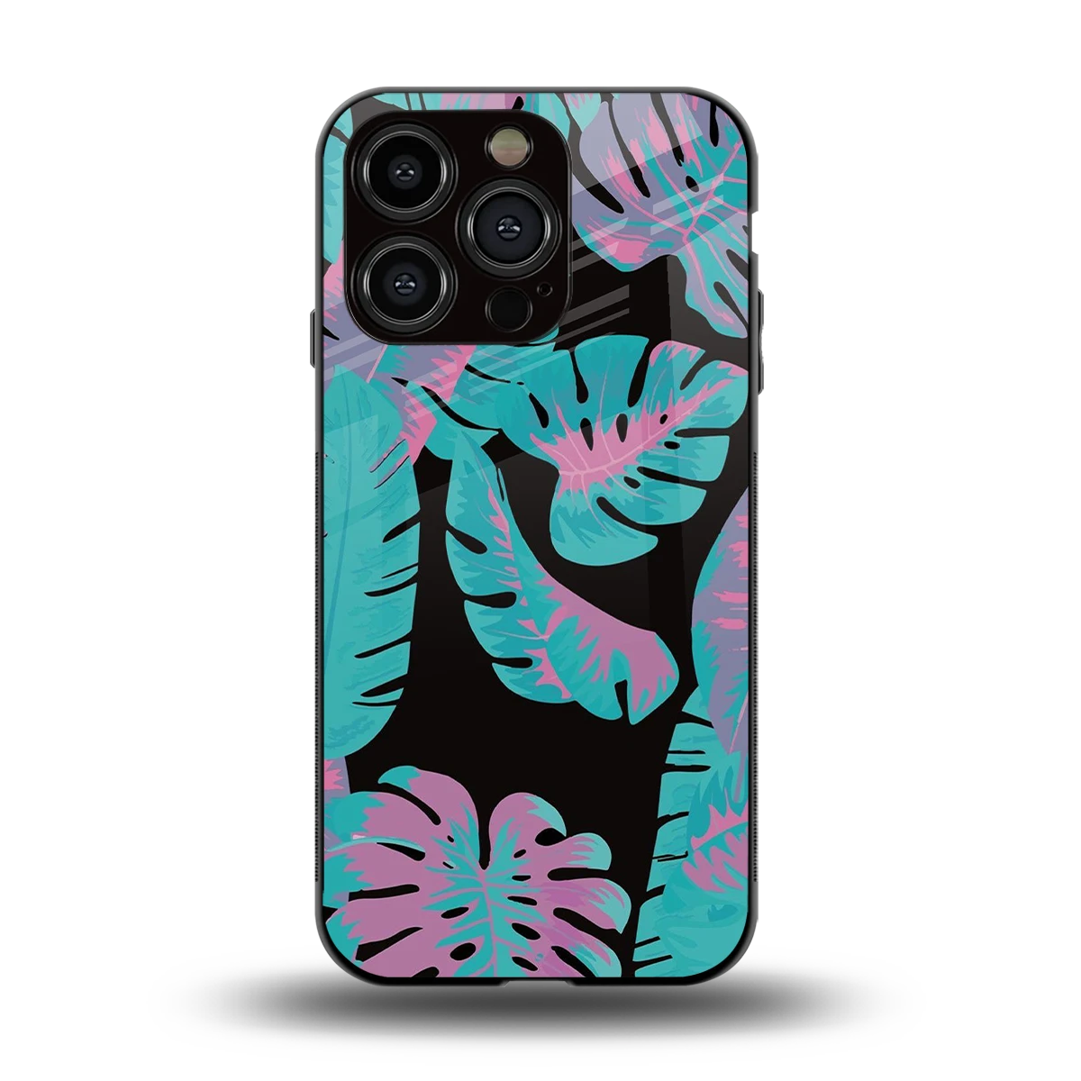 Twilight Foliage back phone cover | glass case for iphone 13 pro