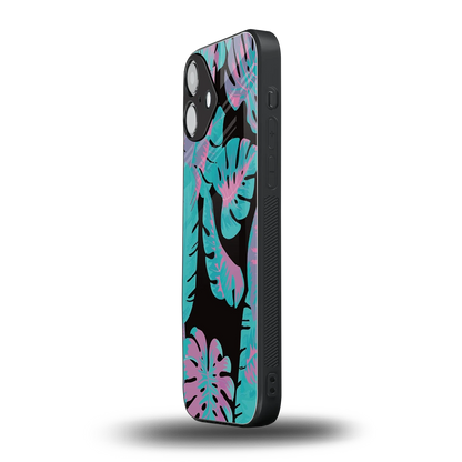 Twilight Foliage iphone 16 plus mobile cover | shockproof glass phone case