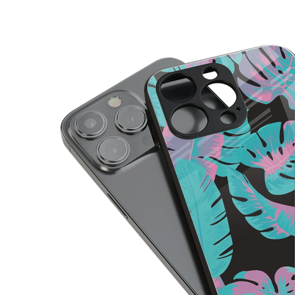 Twilight Foliage stylish phone case for iphone 15 pro | glossy glass and slim fit