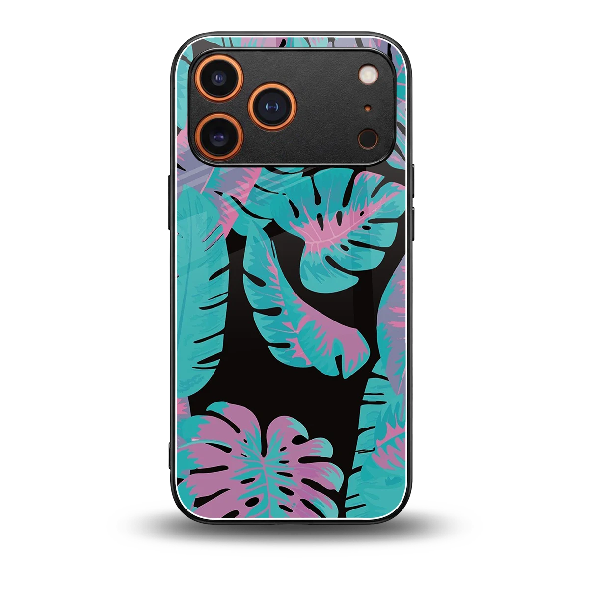 Twilight Foliage back phone cover | glass case for iphone 17 pro