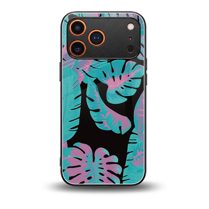 Twilight Foliage back phone cover | glass case for iphone 17 pro