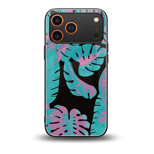 Twilight Foliage back phone cover | glass case for iphone 17 pro max