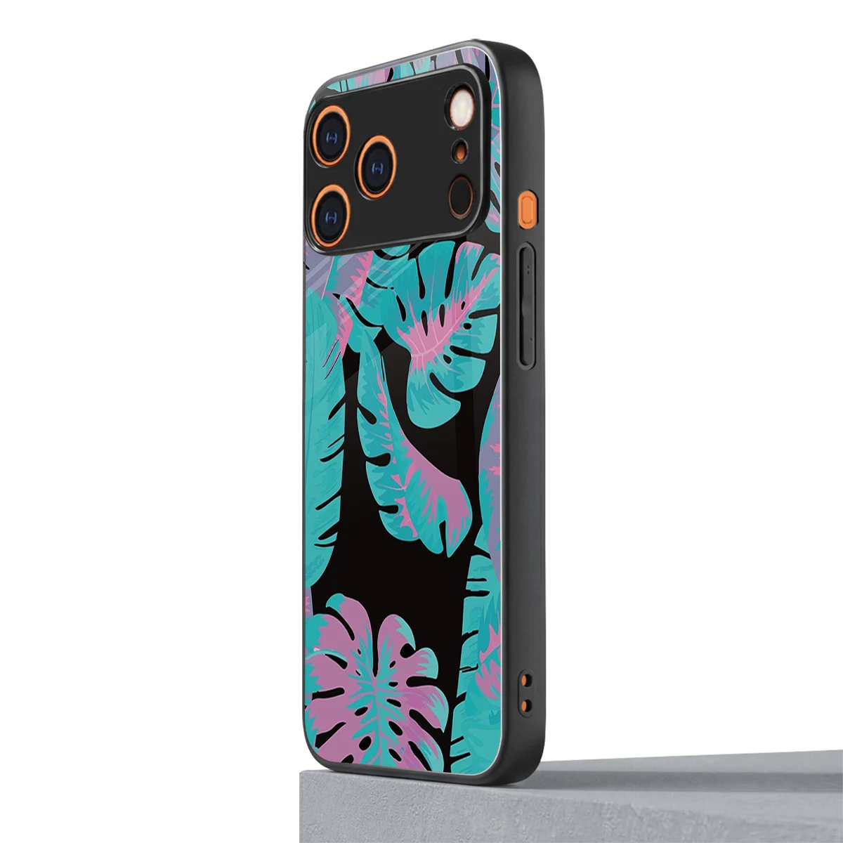 Twilight Foliage iphone 17 pro mobile cover | shockproof glass phone case