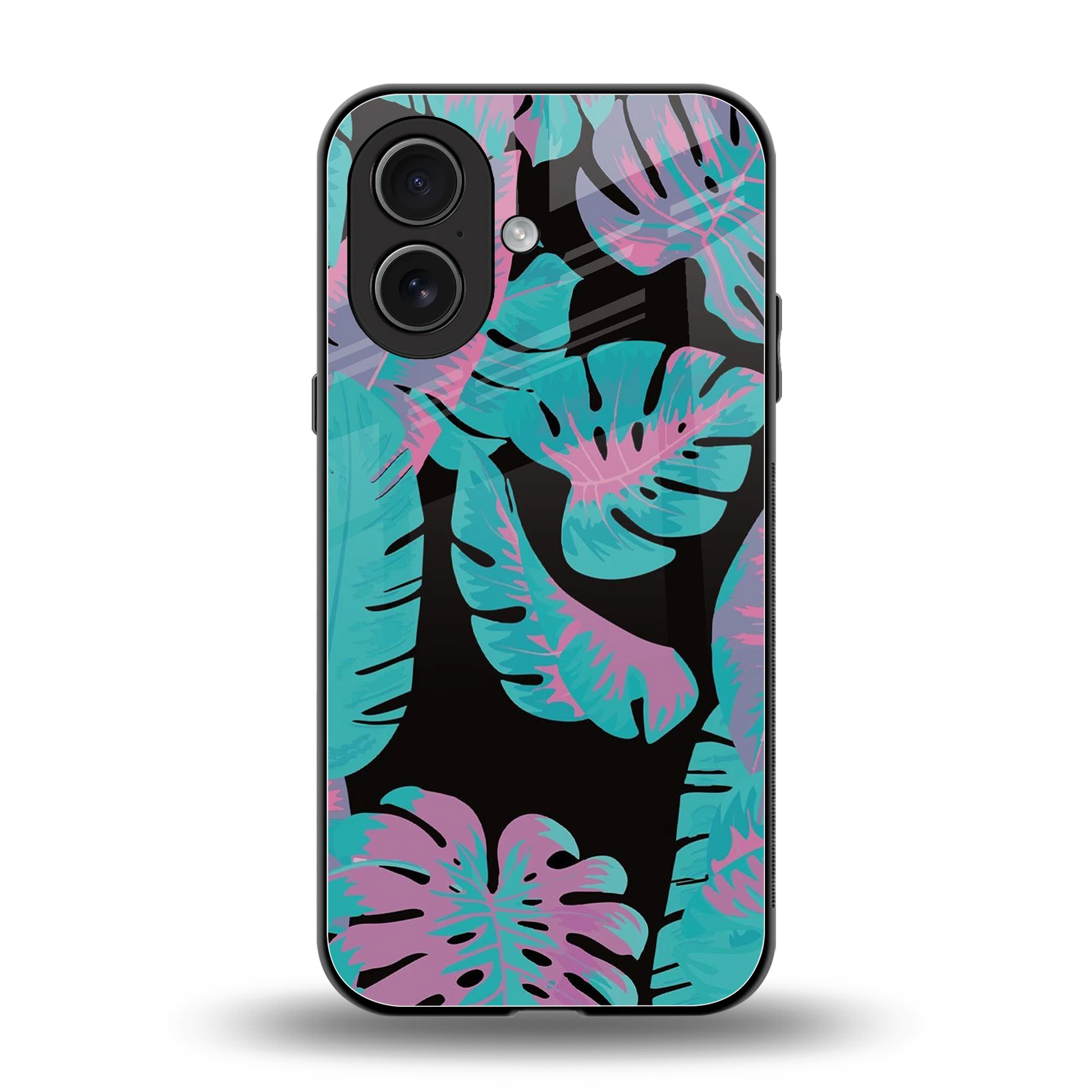 Twilight Foliage back phone cover | glass case for iphone 17
