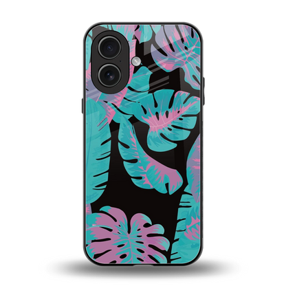 Twilight Foliage back phone cover | glass case for iphone 17
