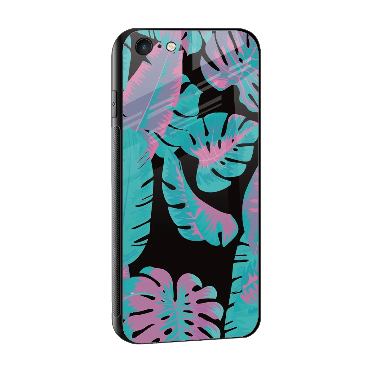 Twilight Foliage sleek iphone 6 cover with tempered glass back and TPU edges